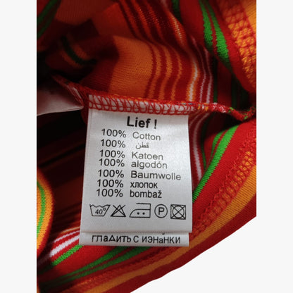 lief! Langarmshirt Rot, Grün, Orange, Weiß Größe 62