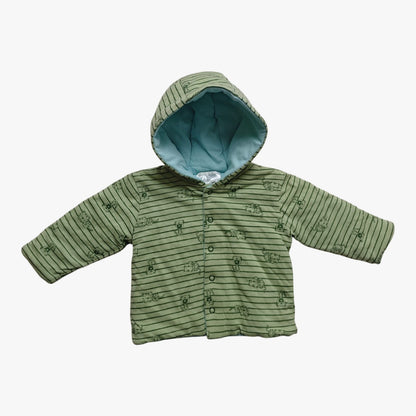 Ergee Jacke Hellblau, Hellgrün, Beige mit Tierdruck, Grün Größe 62