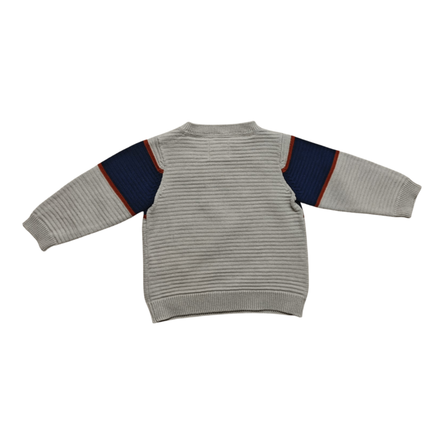 C&A Pullover Hellgrau, Dunkelblau, Orange Größe 62