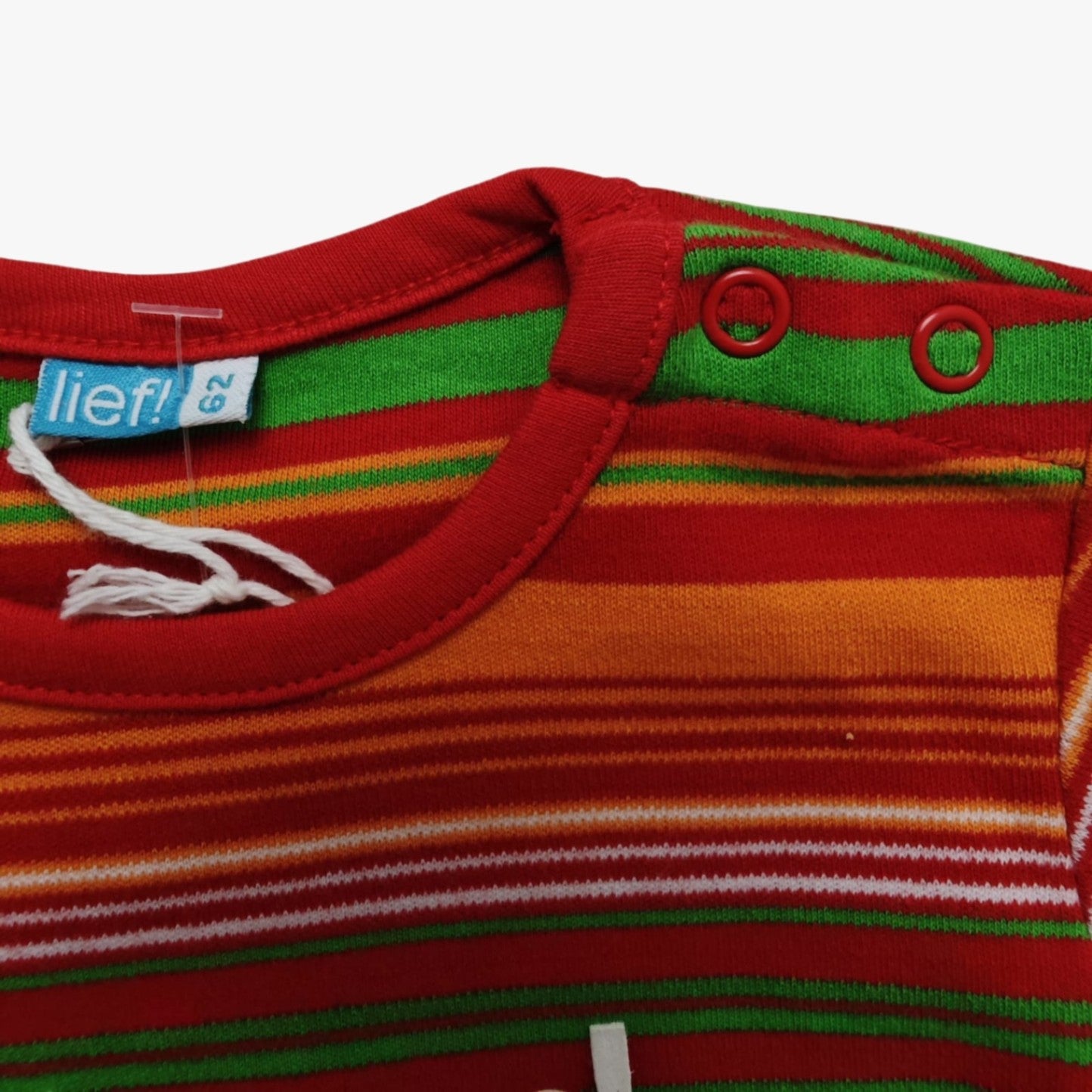 lief! Langarmshirt Rot, Grün, Orange, Weiß Größe 62