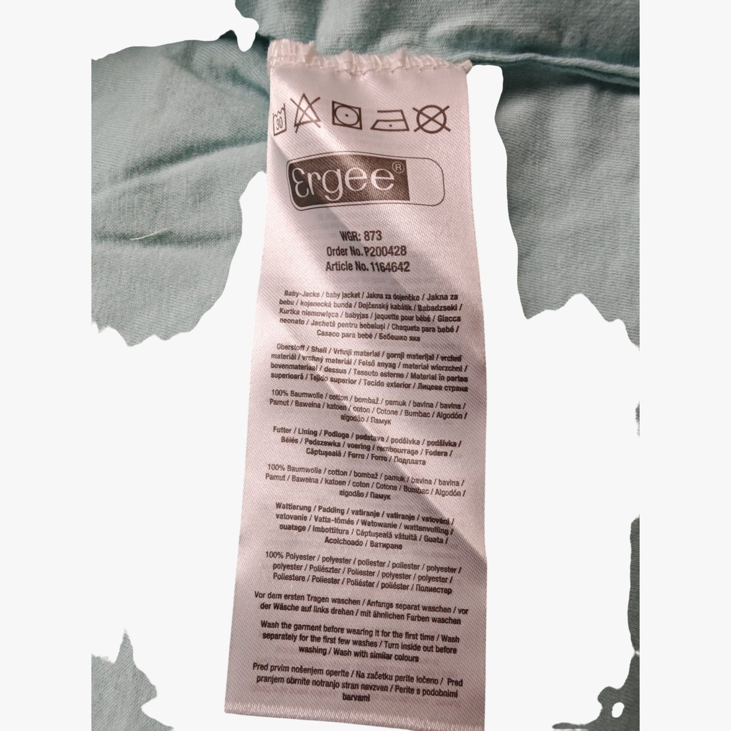 Ergee Jacke Hellblau, Hellgrün, Beige mit Tierdruck, Grün Größe 62