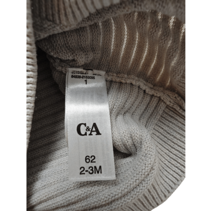 C&A Pullover Hellgrau, Dunkelblau, Orange Größe 62