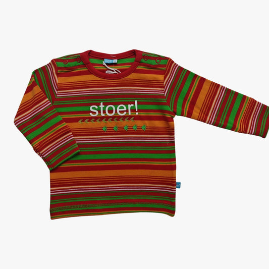 lief! Langarmshirt Rot, Grün, Orange, Weiß Größe 62