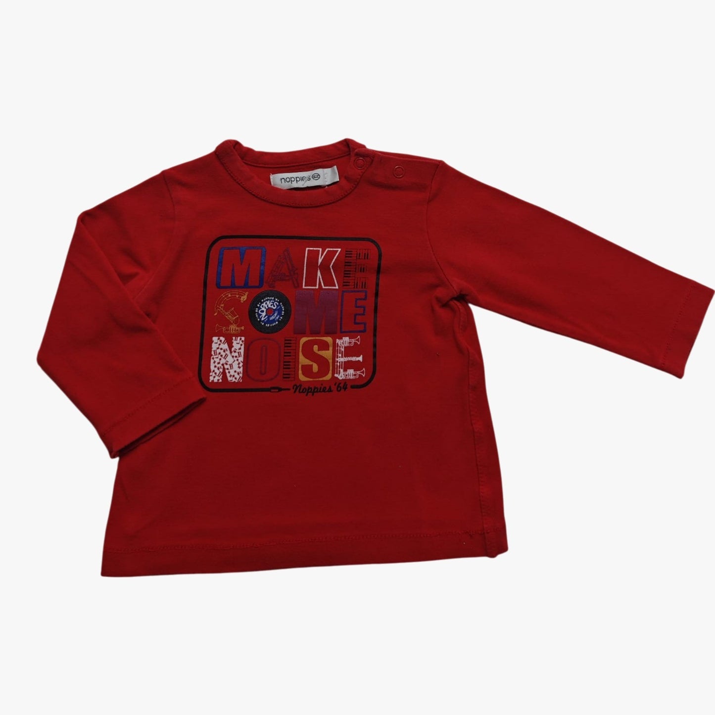 noppies Langarmshirt Rot Größe 62