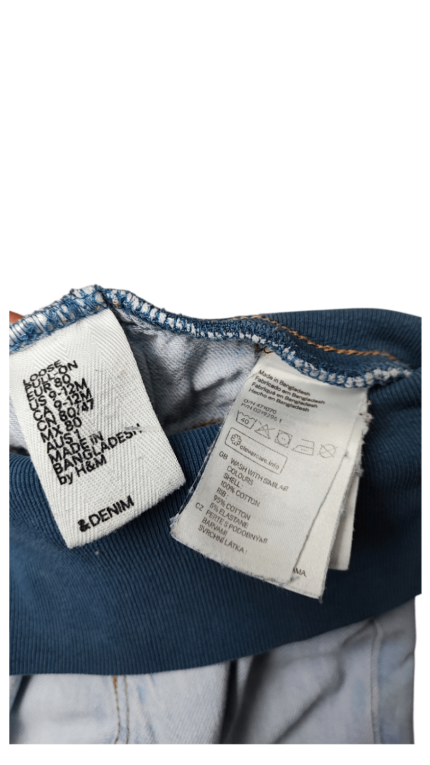 H&M Hose Hellblau Größe 80