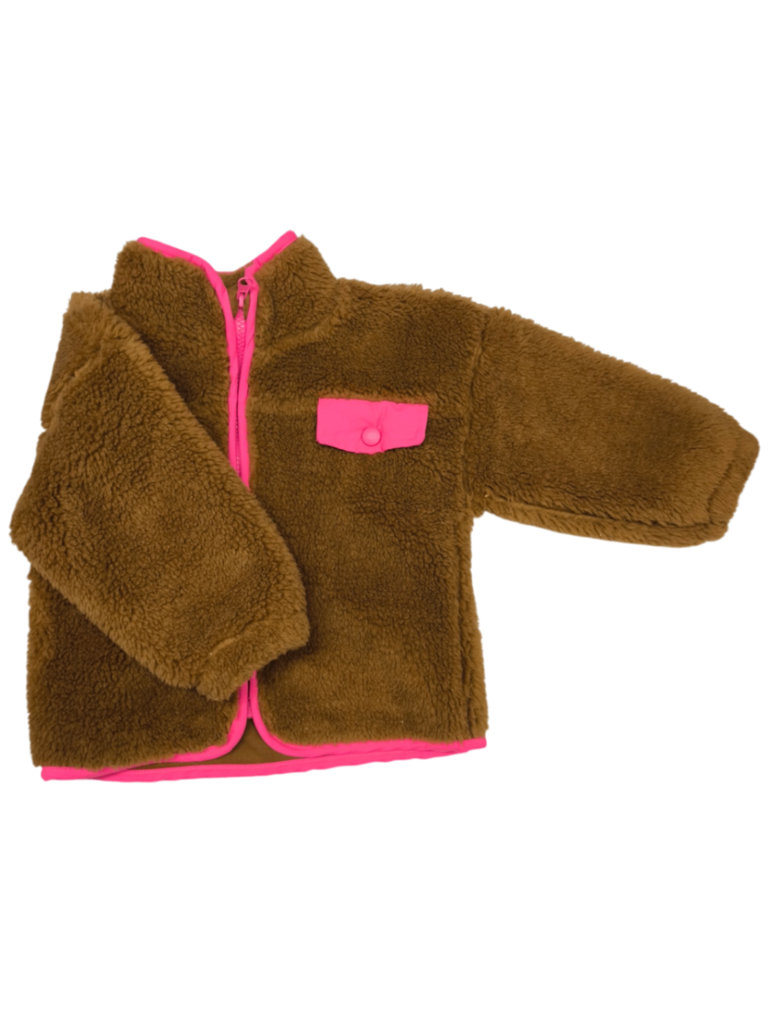 Ergee Jacke Braun mit Pink Größe 86