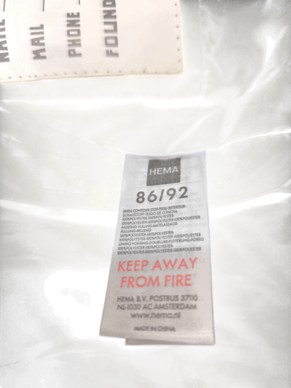 HEMA Übergangsjacke Schwarz Größe 86