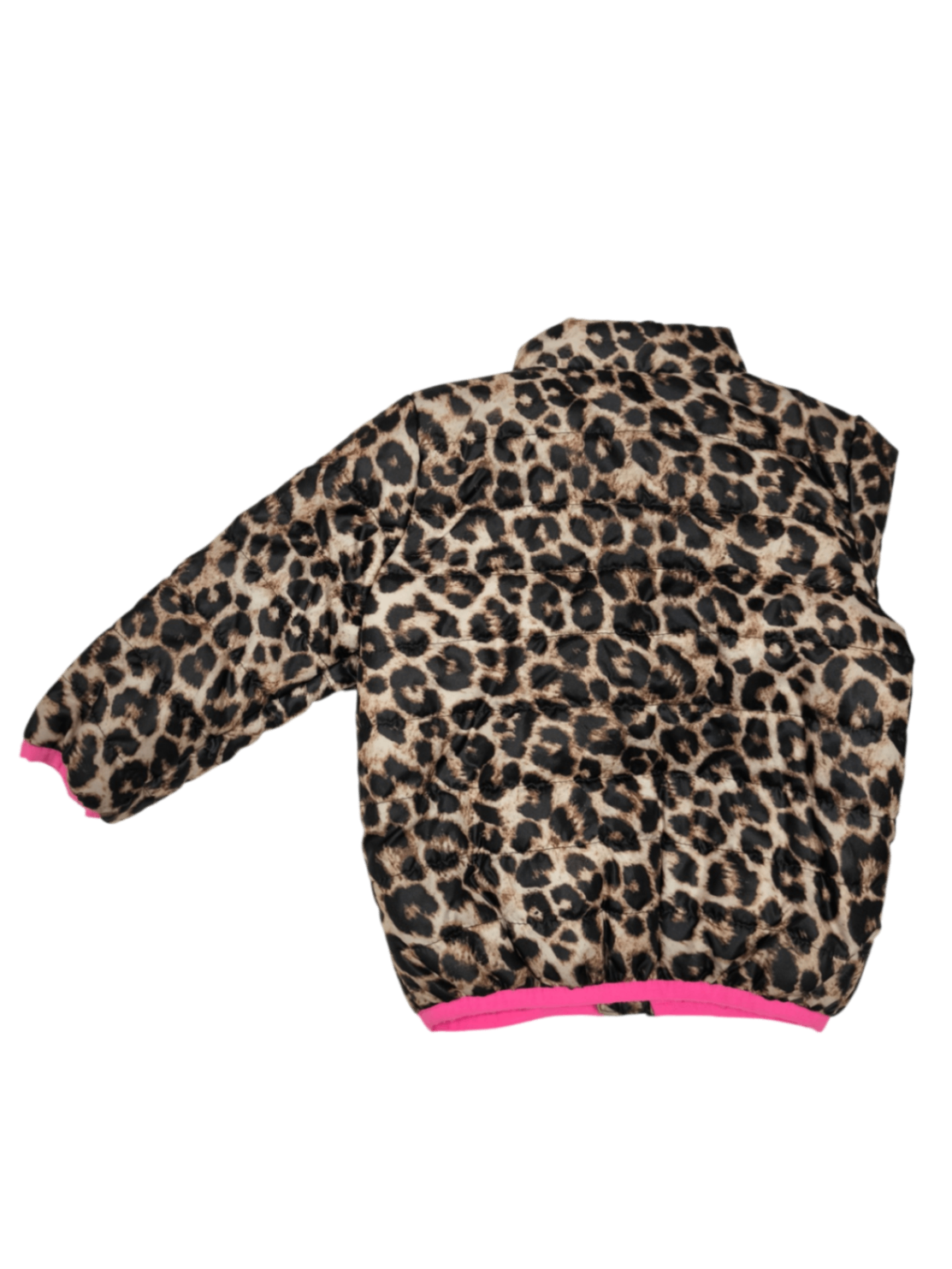 BABY Blue Jacke Leopardenmuster mit Schwarz, Beige und Pink Größe 86