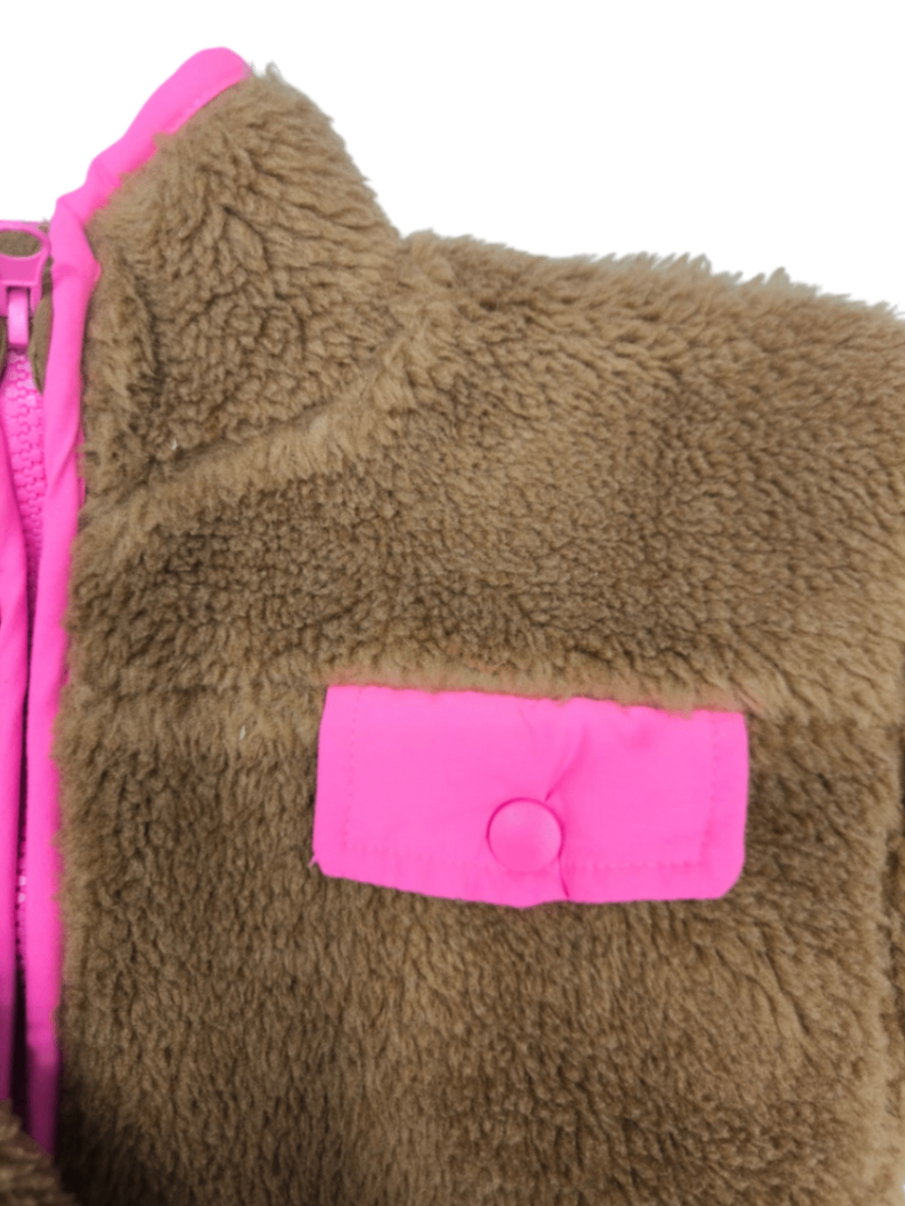 Ergee Jacke Braun mit Pink Größe 86