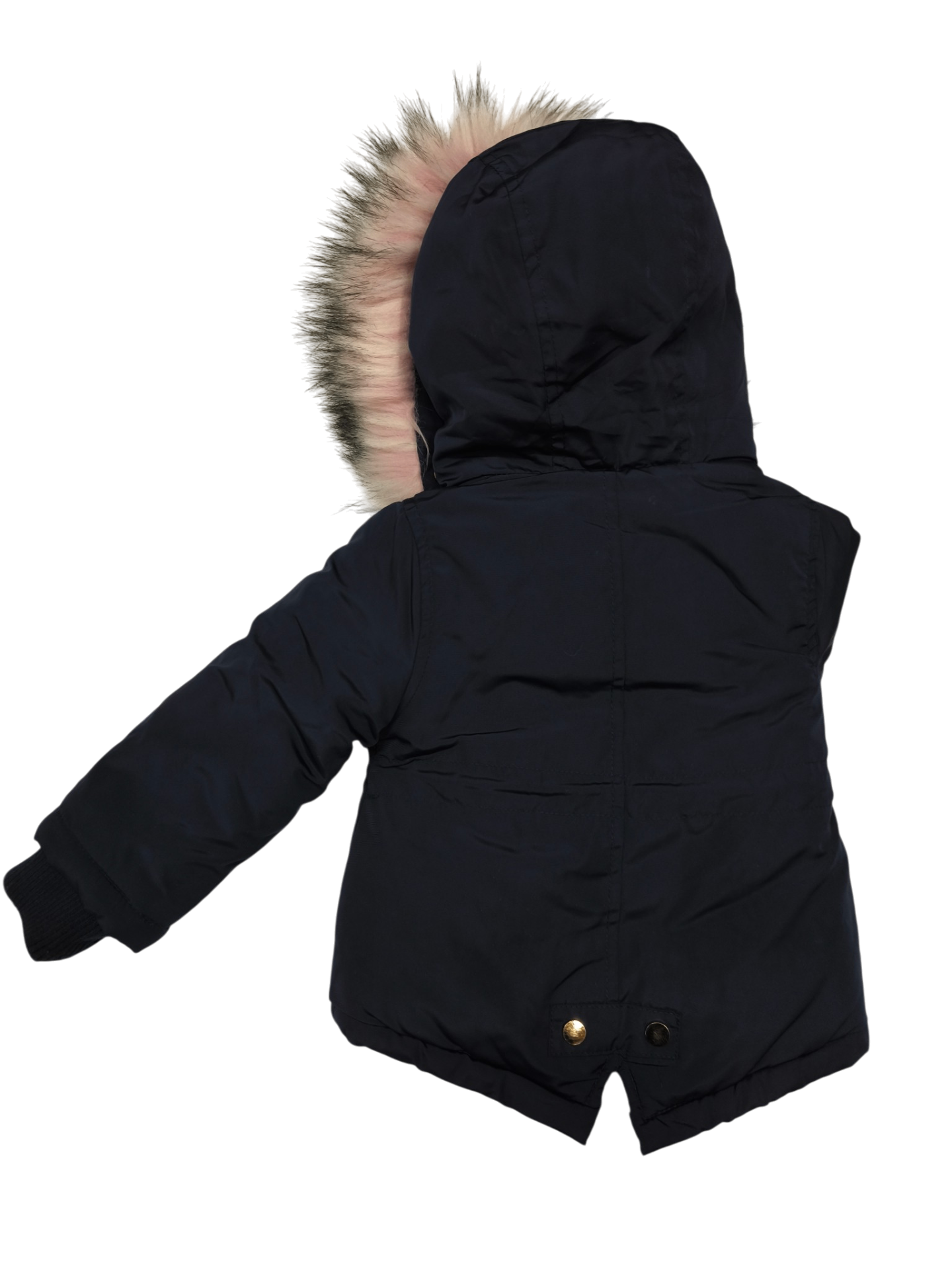 Markenlos Winterjacke Dunkelblau Größe 86