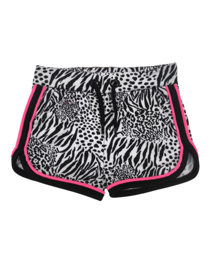 Markenlos Shorts Schwarz, Weiß, Pink Größe 86