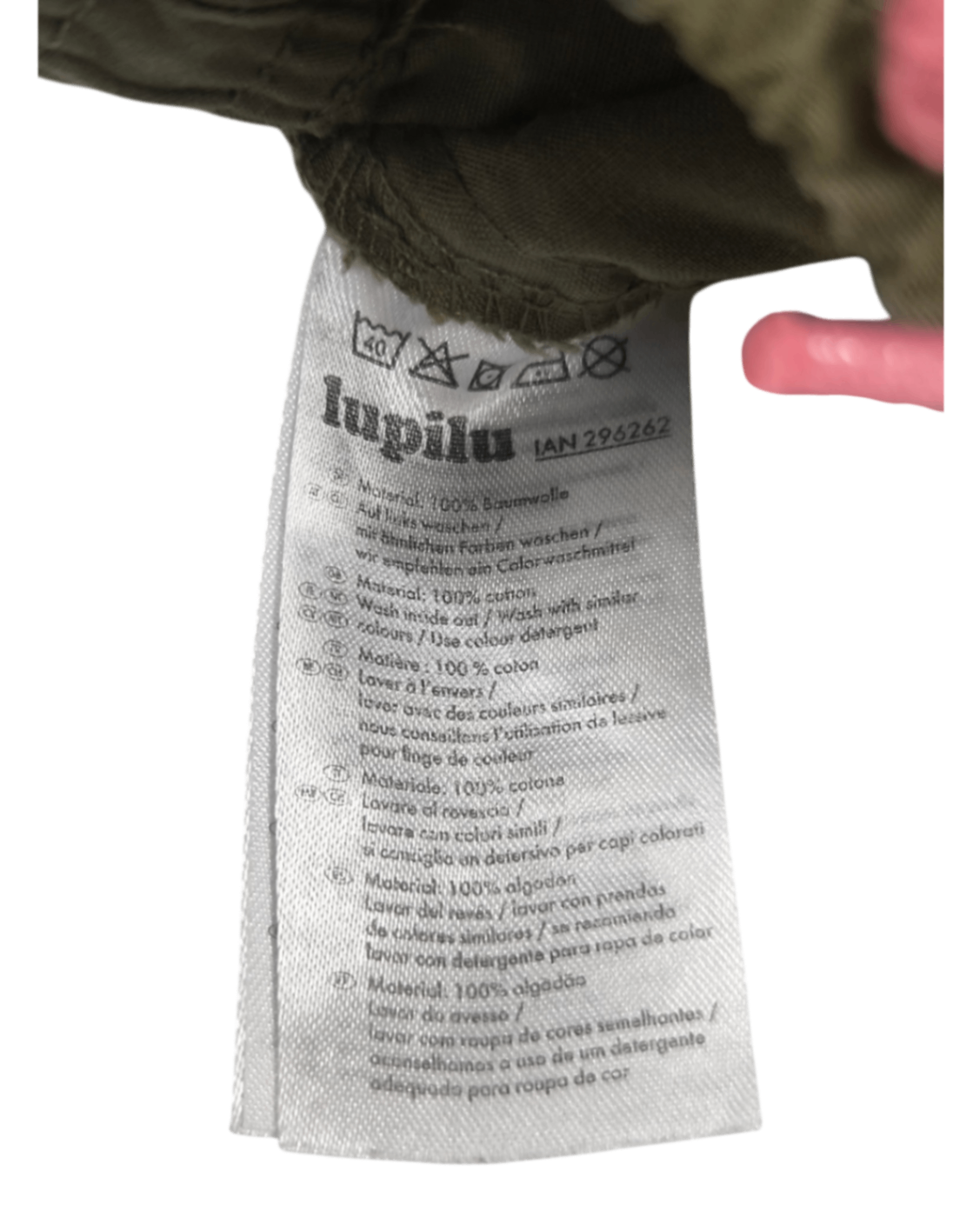 lupilu Shorts Olivegrün Größe 86