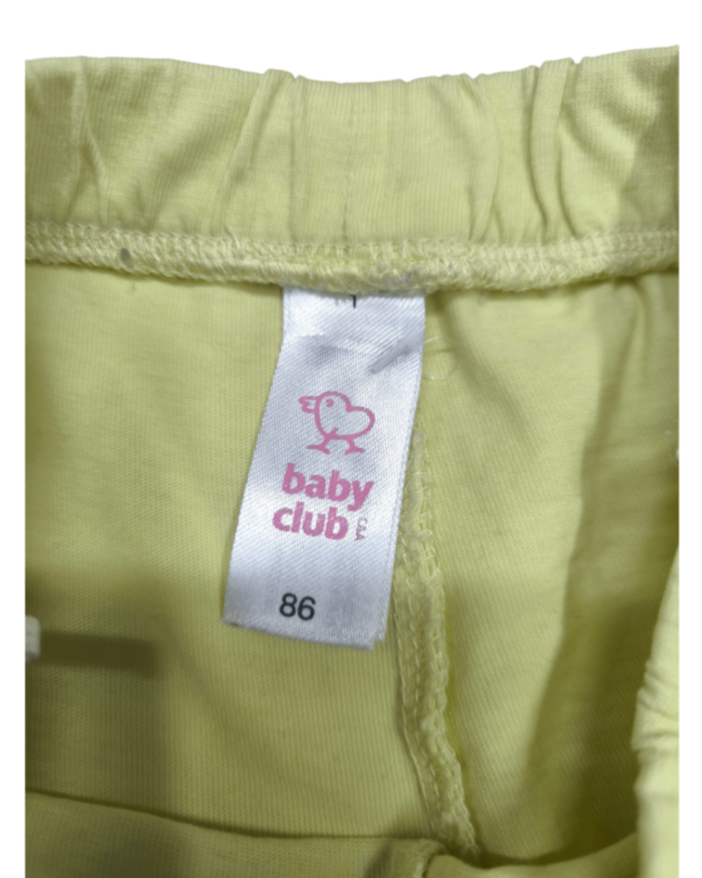 Baby Club Shorts Gelb Größe 86