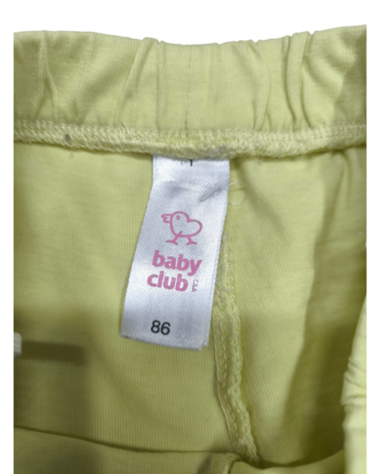 Baby Club Shorts Gelb Größe 86
