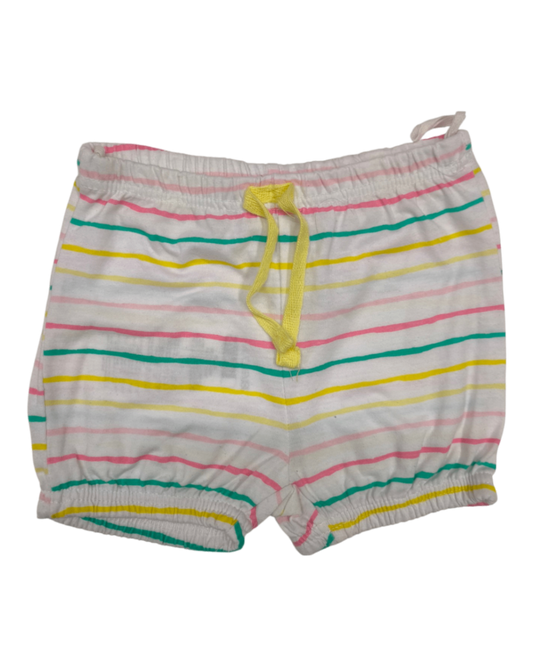 Ergee Shorts Weiß mit bunten Streifen Größe 86