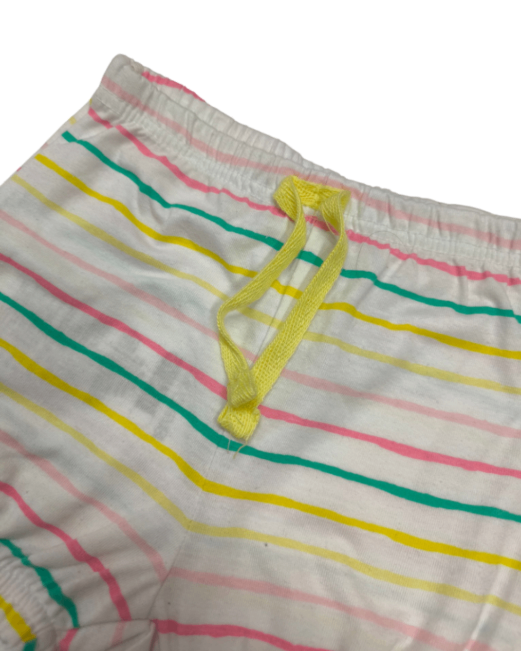 Ergee Shorts Weiß mit bunten Streifen Größe 86