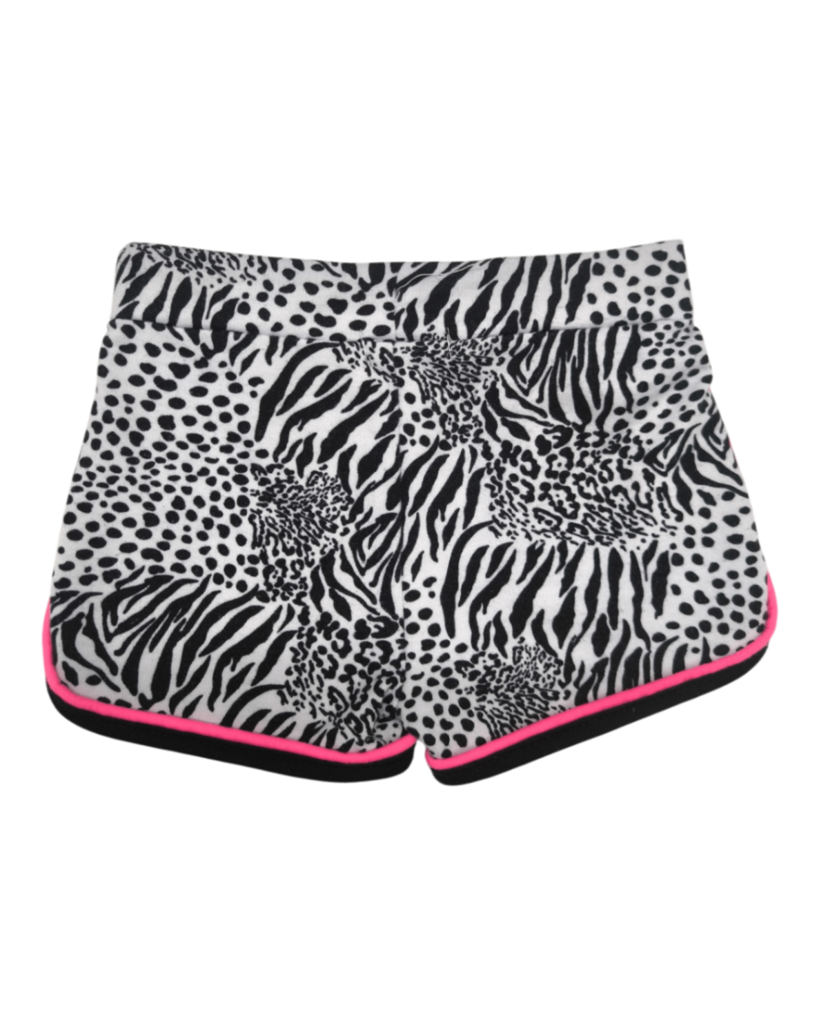 Markenlos Shorts Schwarz, Weiß, Pink Größe 86