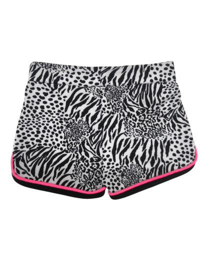 Markenlos Shorts Schwarz, Weiß, Pink Größe 86