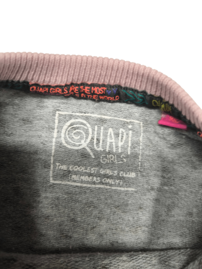 Quapi Pullover Grau Rosa Größe 98
