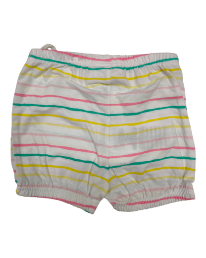 Ergee Shorts Weiß mit bunten Streifen Größe 86