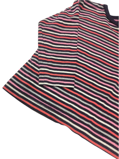 Zeeman Langarmshirt Dunkelblau, Pink, Rot, Weiß Größe 74
