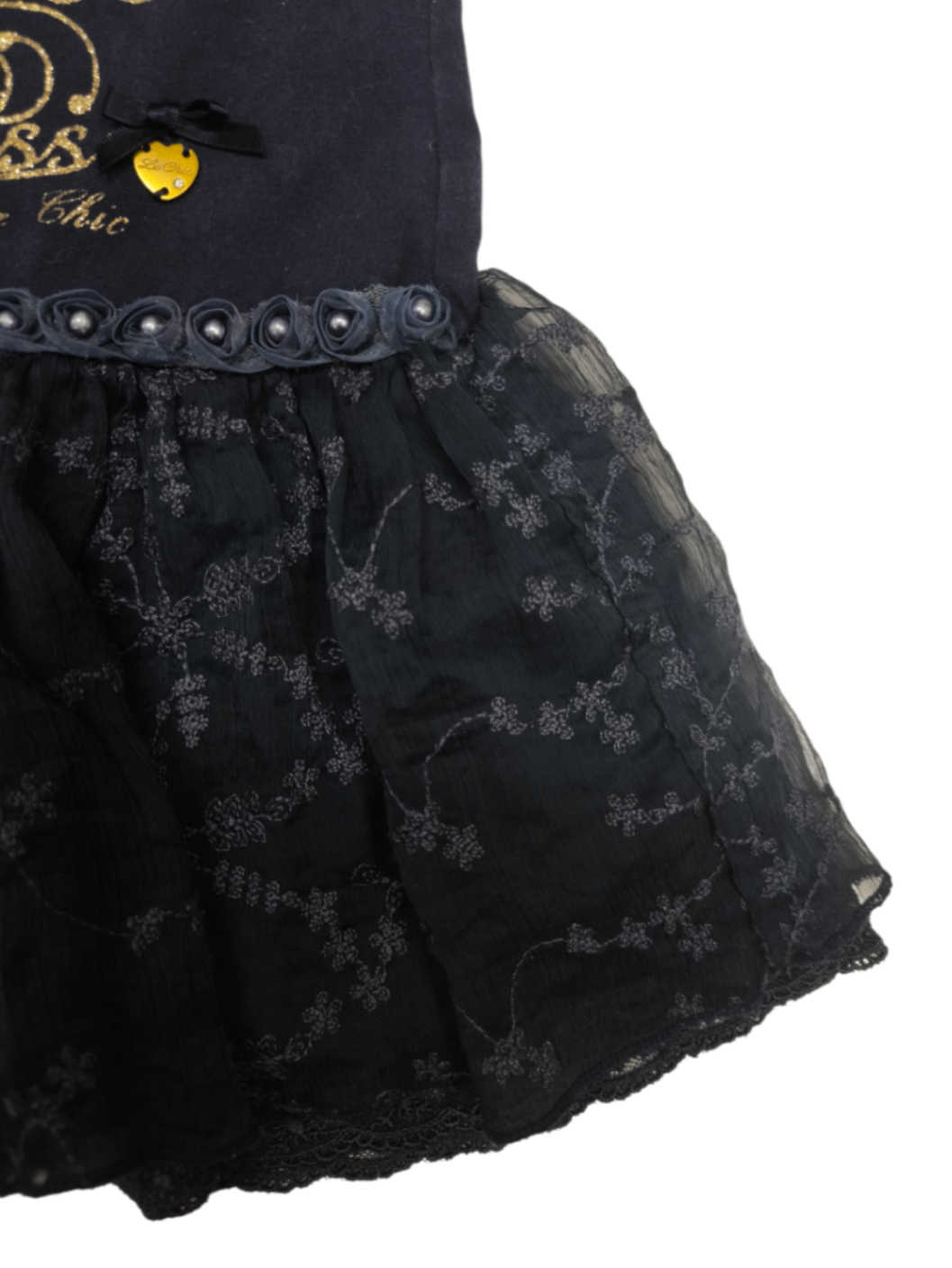 Le Chic Kleid Dunkelblau Größe 104
