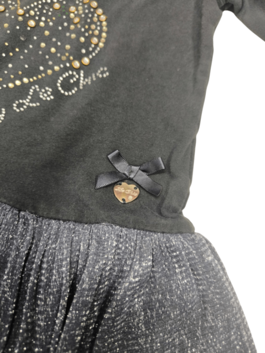 Le Chic Kleid Schwarz Größe 98