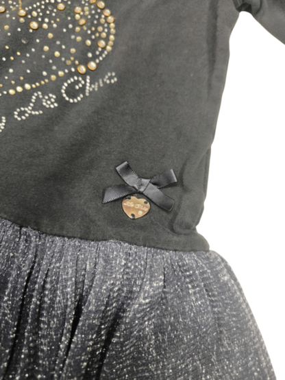 Le Chic Kleid Schwarz Größe 98