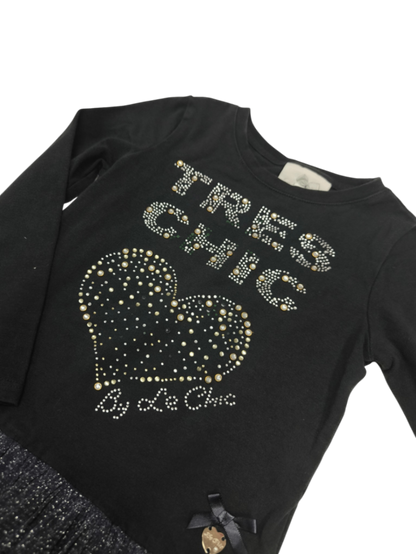 Le Chic Kleid Schwarz Größe 98