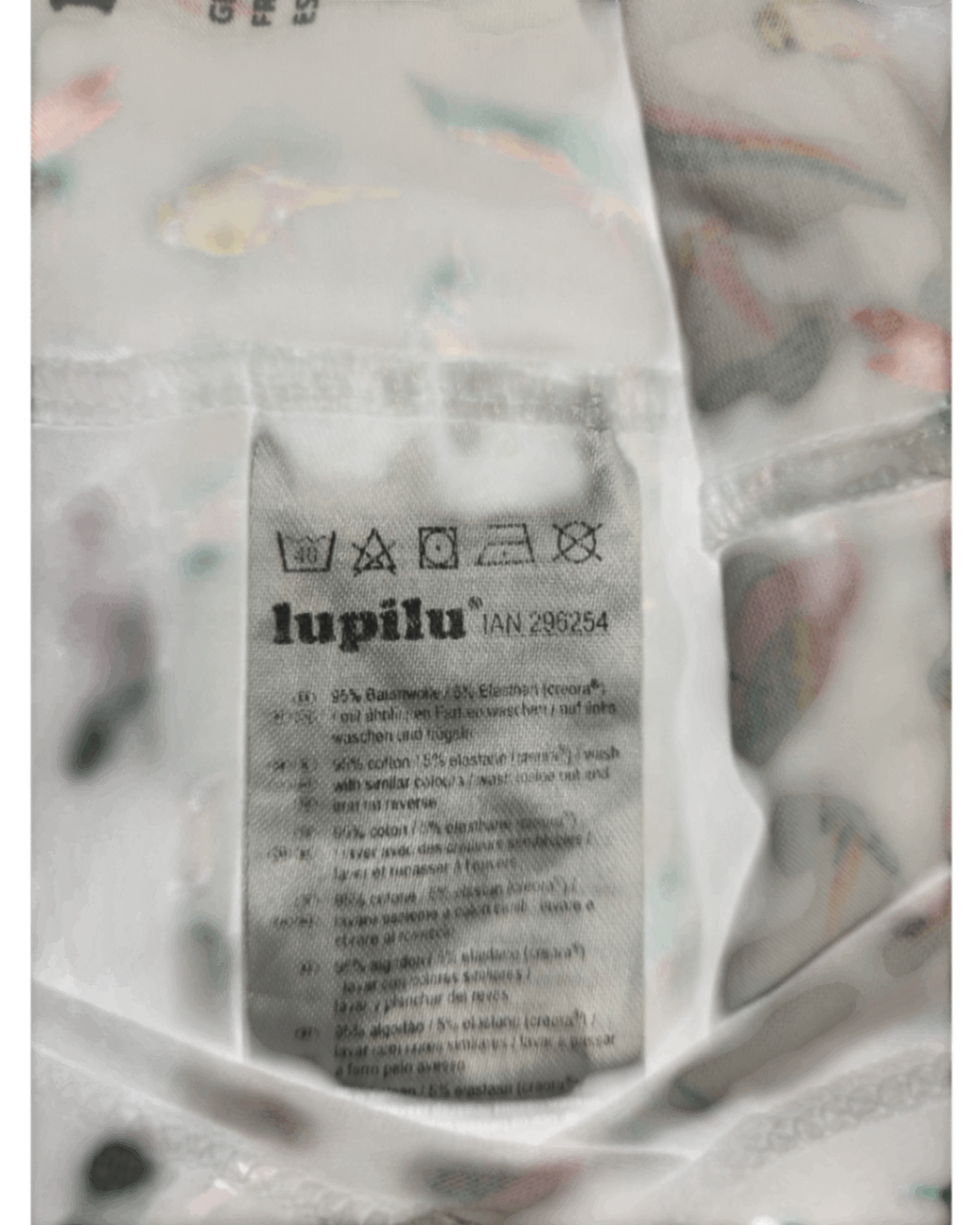 lupilu Leggings Weiß, Mehrfarbig Größe 86