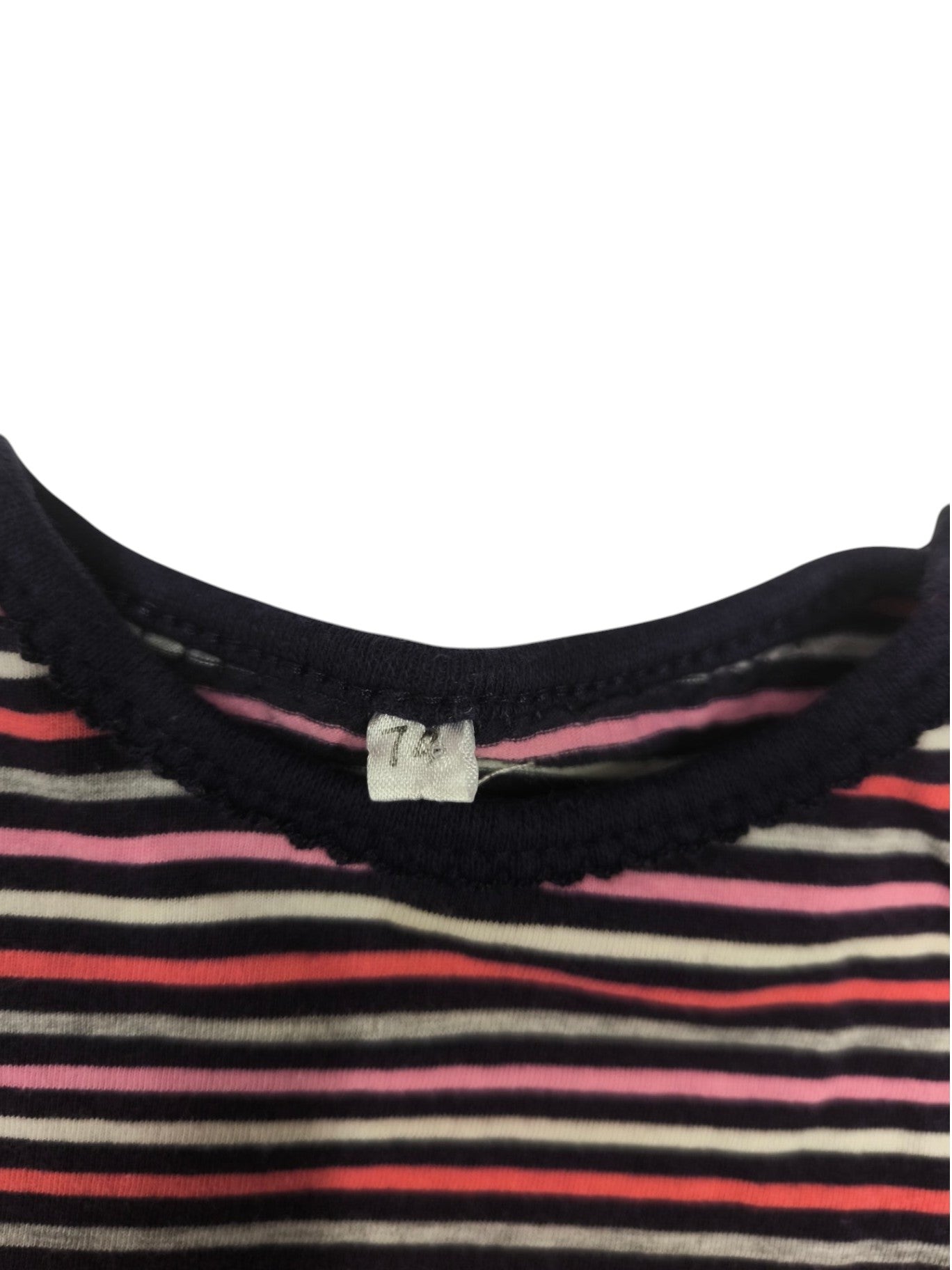 Zeeman Langarmshirt Dunkelblau, Pink, Rot, Weiß Größe 74