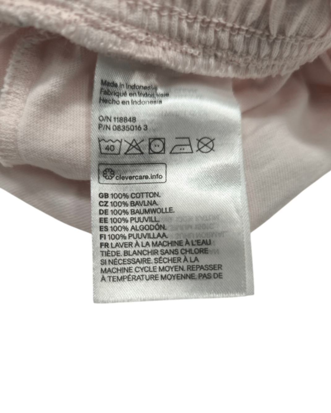Markenlos Shorts Hellrosa Größe 86