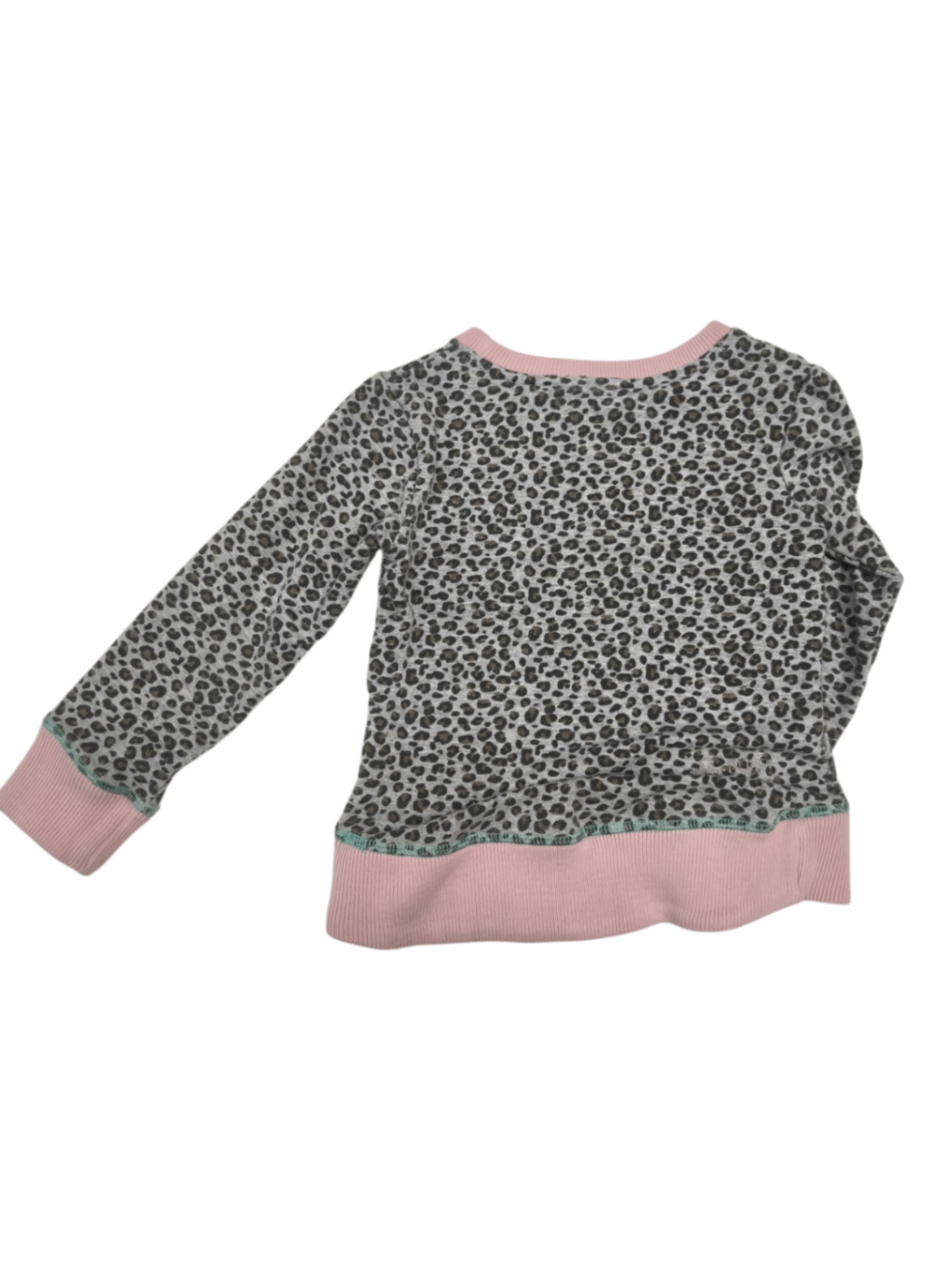 Quapi Pullover Grau Rosa Größe 98
