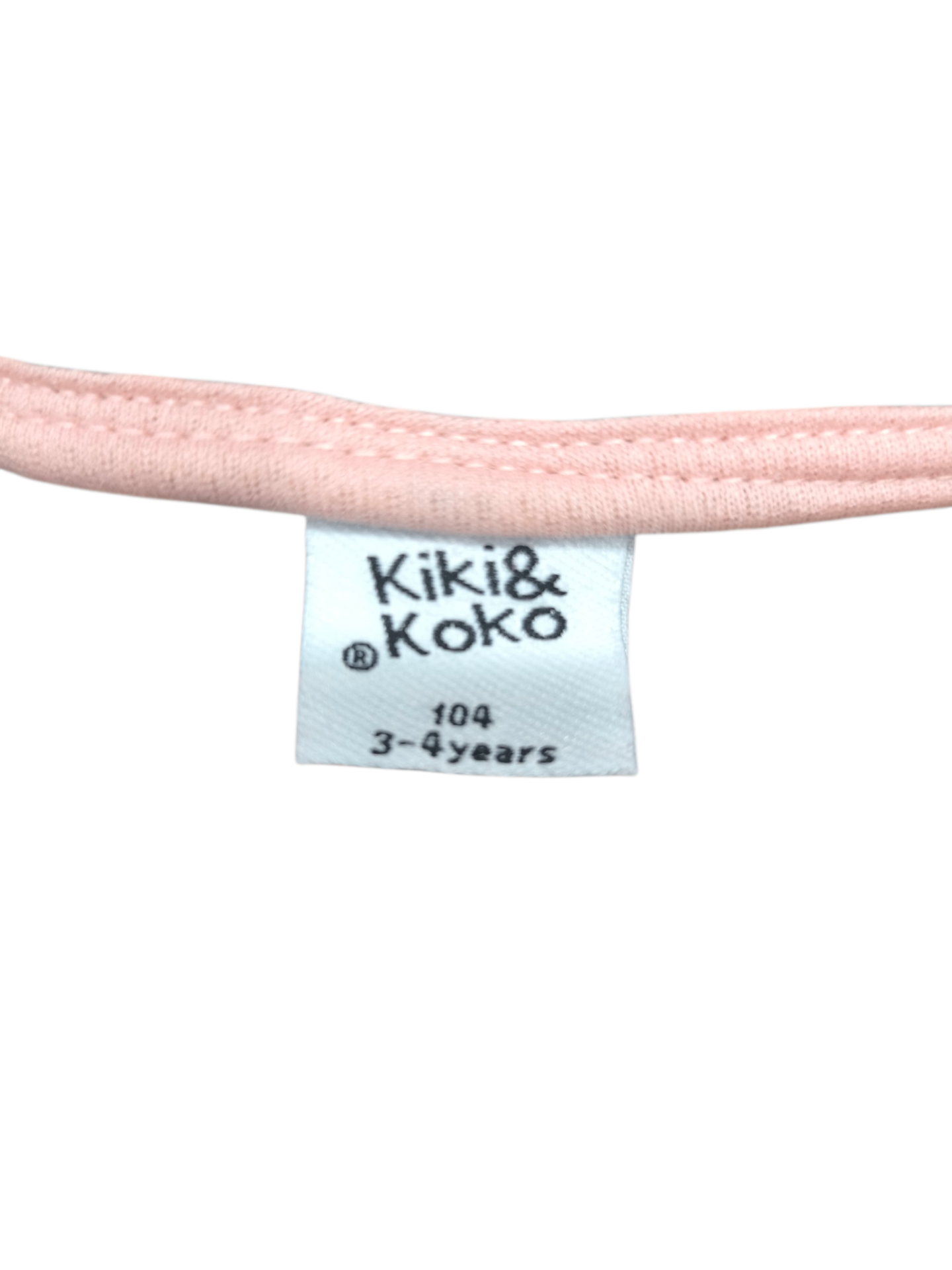 Kiki & Koko Weste Beige-Schwarz mit Rosa Größe 104