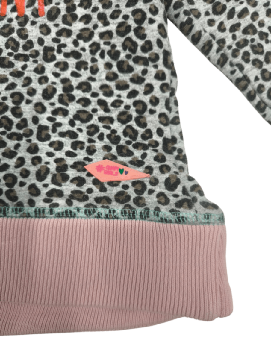 Quapi Pullover Grau Rosa Größe 98