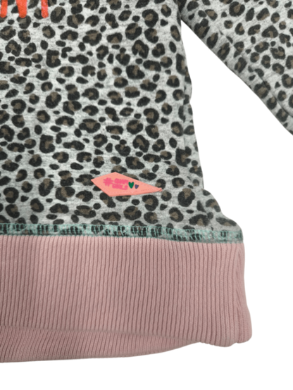 Quapi Pullover Grau Rosa Größe 98