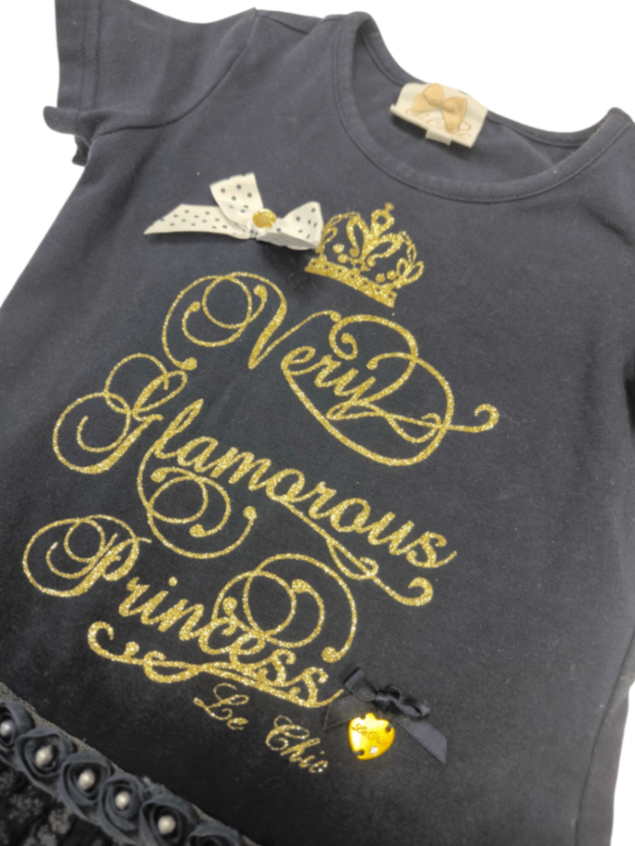 Le Chic Kleid Dunkelblau Größe 104