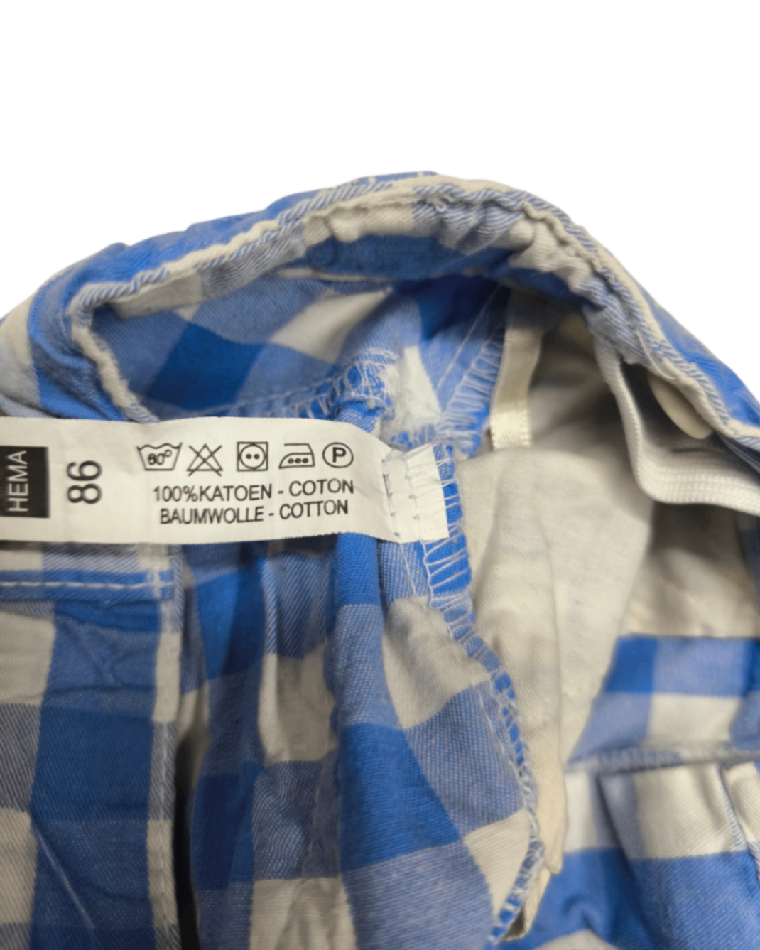 HEMA Shorts Blau, Weiß Größe 86