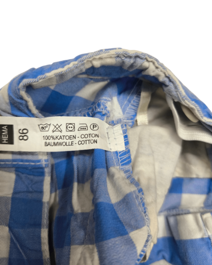 HEMA Shorts Blau, Weiß Größe 86