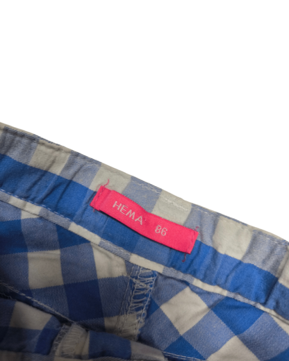 HEMA Shorts Blau, Weiß Größe 86