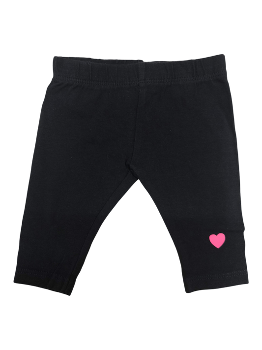 Newborn Leggings Schwarz Größe 50