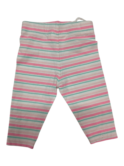 Ergee Softhose Rosa/Weiß/Türkis gestreift Größe 50