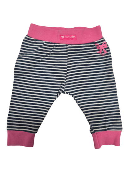 Feetje Leggings Navy, Weiß, Pink Größe 56