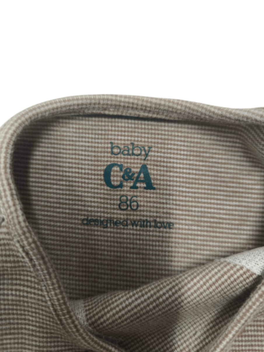 C&A Strampler Beige Größe 86