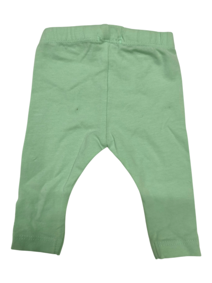 Newborn Leggings Grün Größe 50