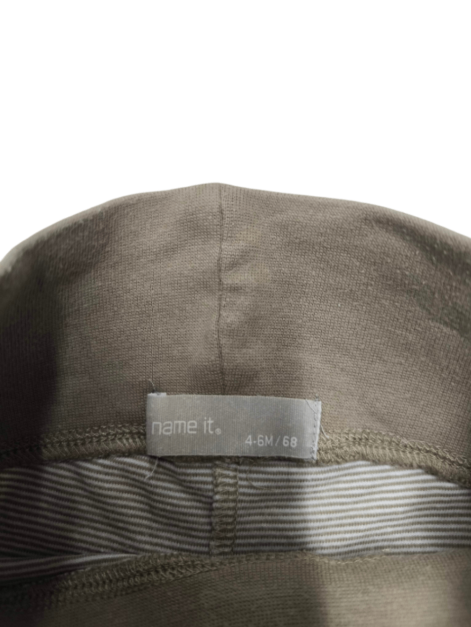 name it Softhose Beige-Grau Größe 68