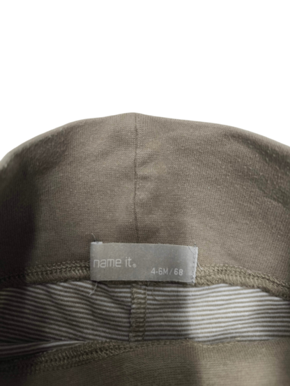 name it Softhose Beige-Grau Größe 68