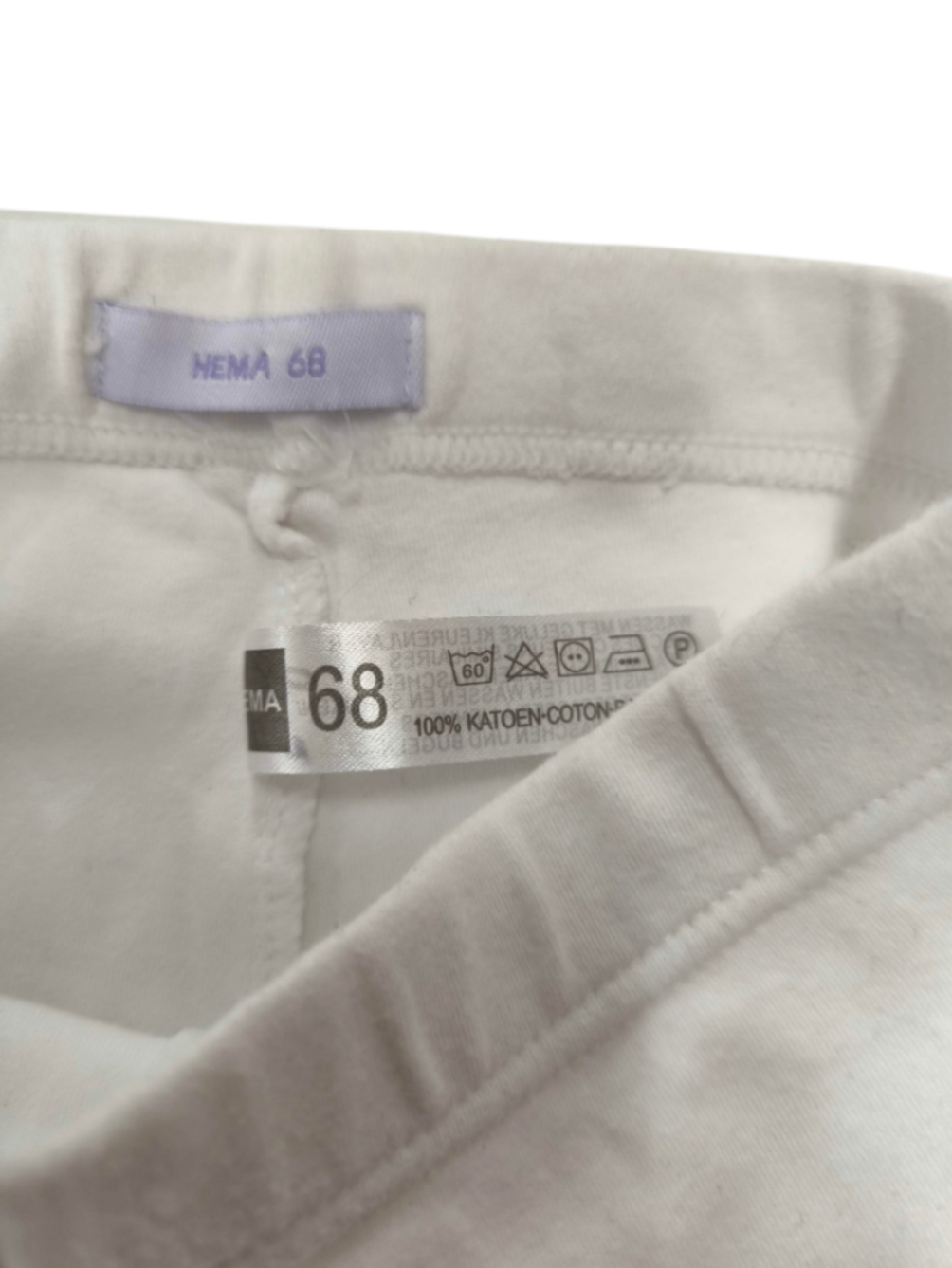 HEMA Hose Weiß Größe 68