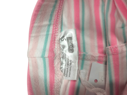 Ergee Softhose Rosa/Weiß/Türkis gestreift Größe 50