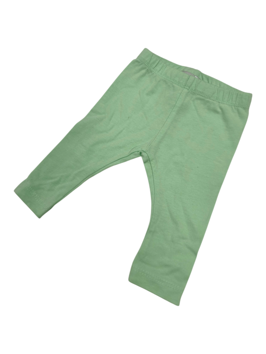 Newborn Leggings Grün Größe 50